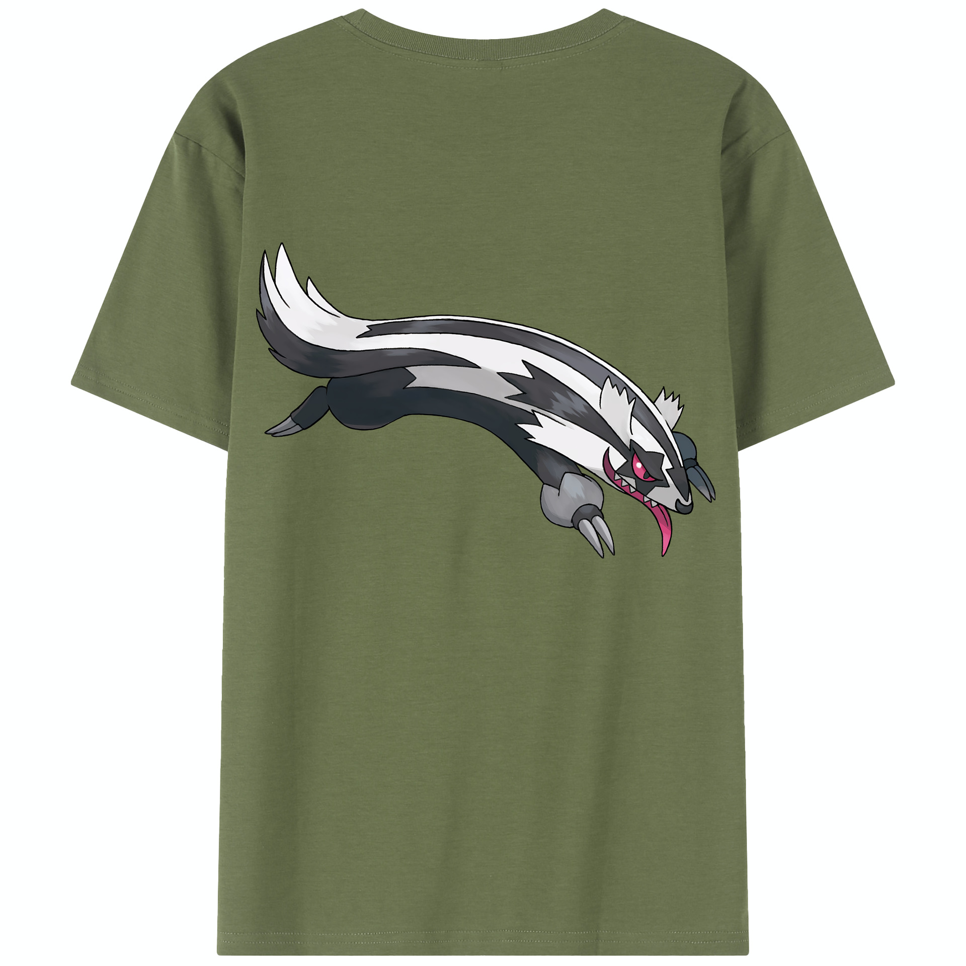 （画像用） ポケットモンスター Pokémon 綿100％半袖Tシャツ（背面プリント）